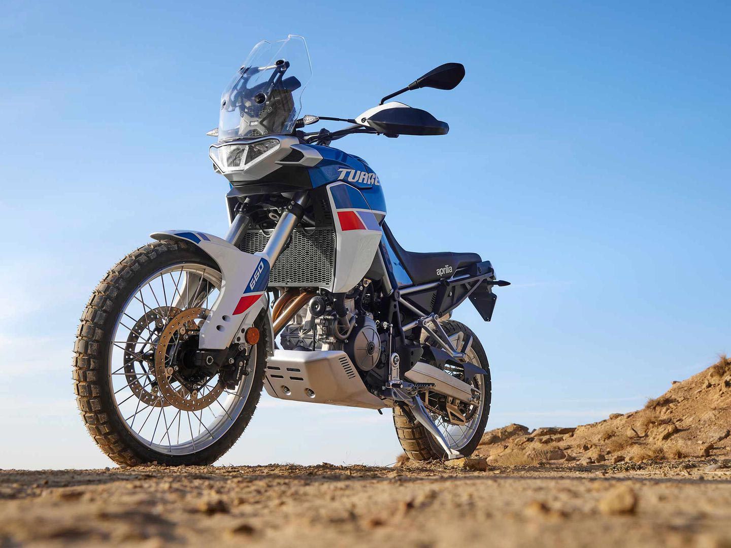 With the Tuareg 660, Aprilia created a capable and competitive adventure bike for the dirt.