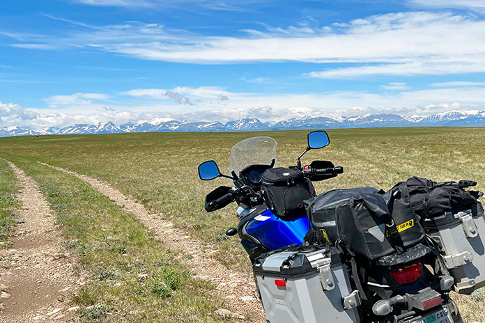 Cross-Country Motorcycle Trip Thad Wolff Suzuki V-Strom 650XT Great Plains Rocky Mountains