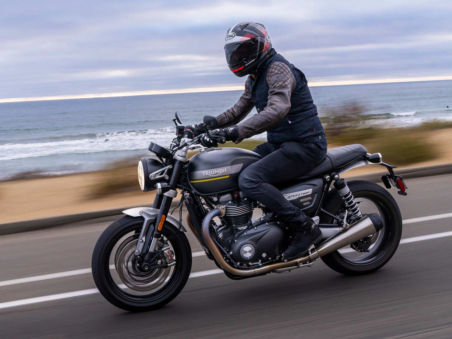 Our most popular review of the year, courtesy of the Triumph Speed Twin.