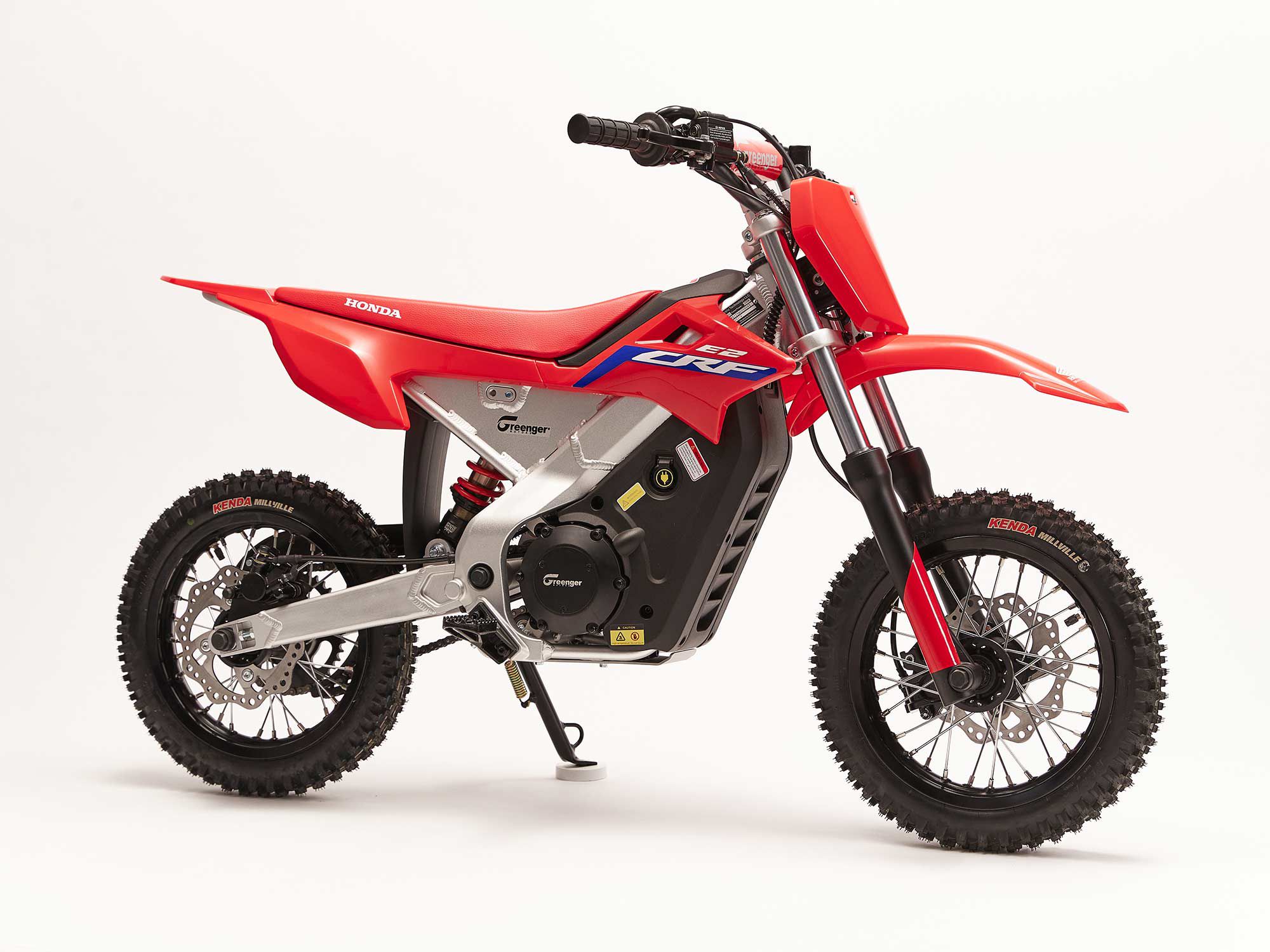 The Greenger Honda CRF-E2 is an officially licensed Honda product.