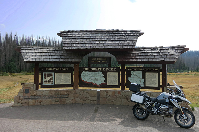 Western Colorado Motorcycle Ride Wolf Creek Pass Great Divide