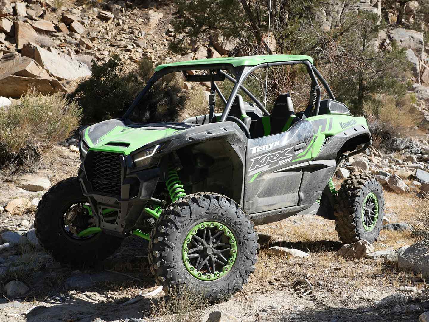 We trade two wheels for four, and go exploring aboard Kawasaki’s easy driving 2023 Teryx KRX 1000.