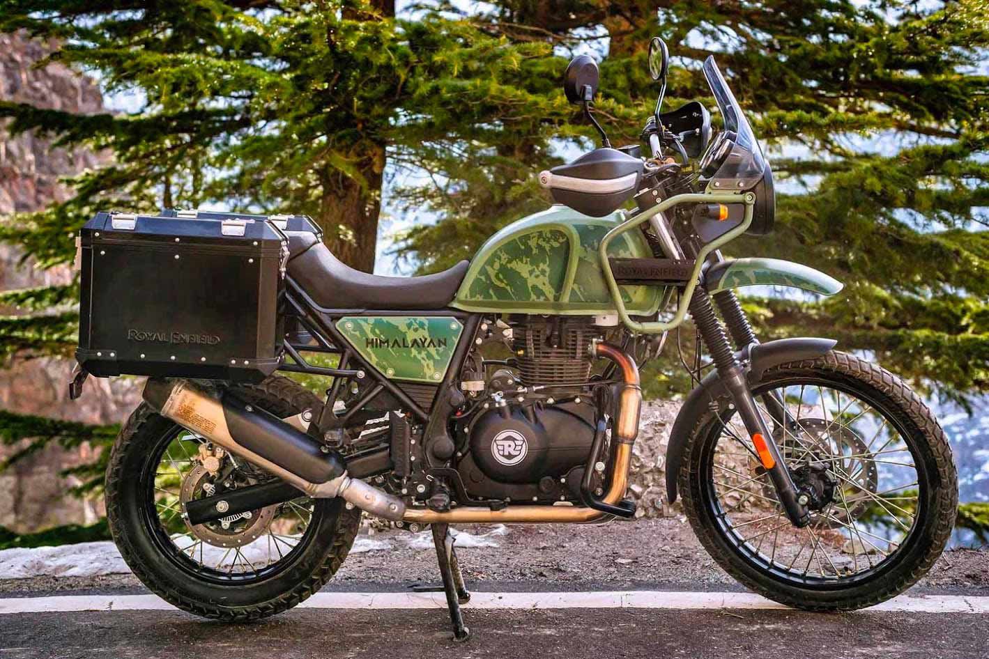 Did you see this coming? This 2022 Royal Enfield Himalayan in camouflage.