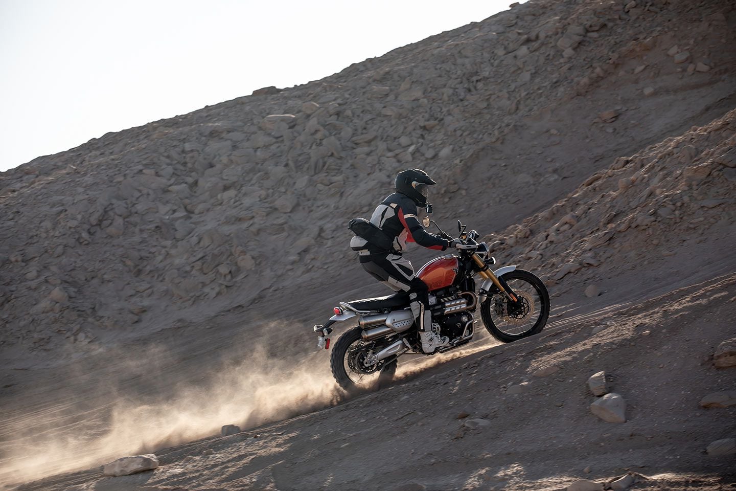 We take a ride on Triumph’s 2024 Scrambler 1200 XE in this review.