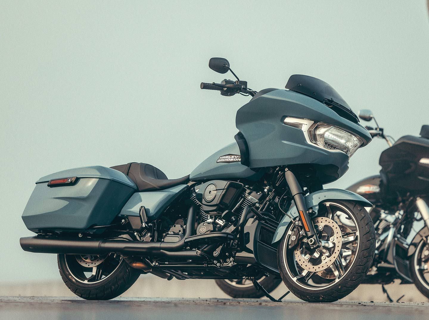 Redesigned fairing on the 2024 Road Glide also features a new windshield with air management and revised LED lighting arrangement.