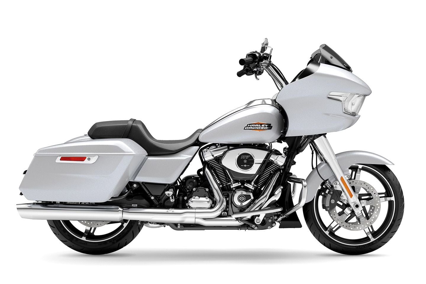 Both the Road Glide and the Street Glide can be ordered in Chrome or Black trim options. Base MSRP for both bikes is $25,999, but black trim adds $1,350.
